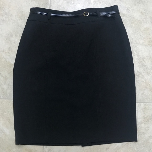 LOFT Skirts Ann Taylor Loft Belted Pencil Skirt Poshmark